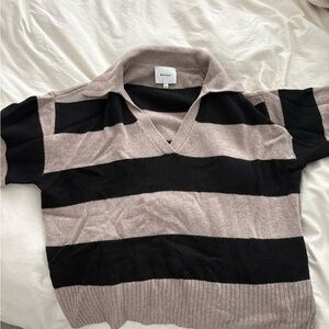 Reformation striped cashmere sweater